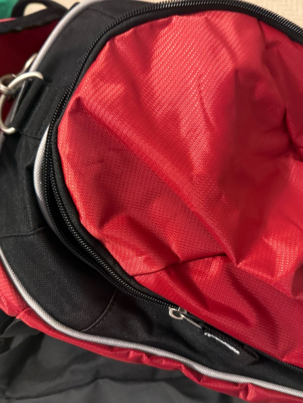 OGIO Red and Black Duffel Bag with Logo - Picture 9 of 15